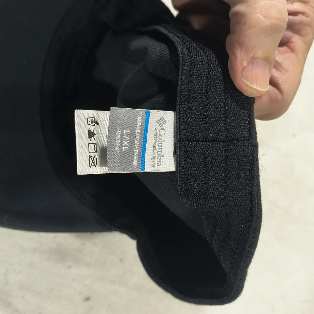 Men's Adjustable Black Sportswear Cap Columbia Sportswear 1938
